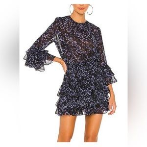 Misa Bernita Dress - Midnight Floral - Medium
